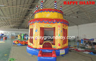 China Gorilas inflables al aire libre de la torta de cumpleaños, castillo de Inflatables de la casa de la despedida para los niños RQL-00506 distribuidor 