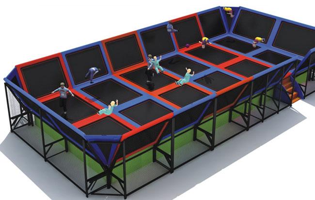 Nuevos trampolines populares del diseño para los niños para el parque de atracciones
