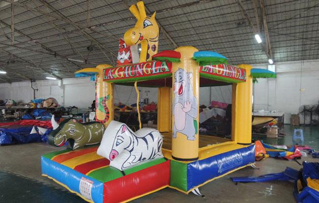 Aduana inflable del castillo de la gorila del niño, mini casa de la despedida de los niños para el entretenimiento RQL-00206