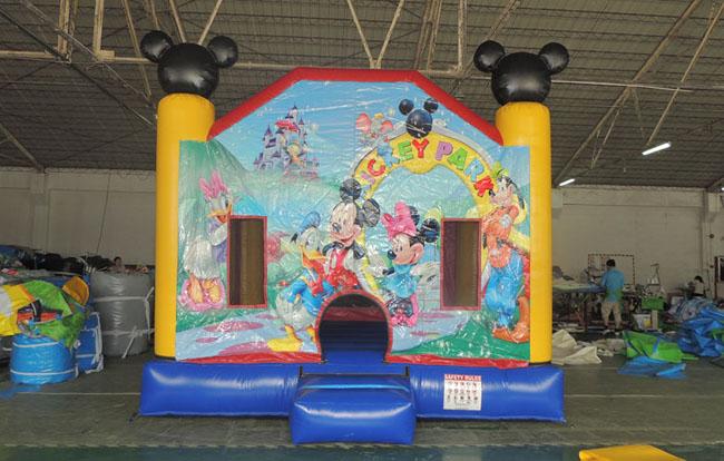 Diversión de salto inflable al aire libre de Michy de los castillos de los niños para el parque de atracciones RQL-00502