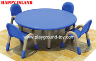El Mejor El plástico redondo colorido de la guardería embroma los muebles de la tabla para la sala de clase de la guardería con la raíz de goma para aprender para la venta