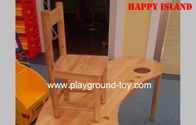 China Muebles de la sala de clase de la guardería de la madera dura, las sillas de los niños de madera sólidos distribuidor 