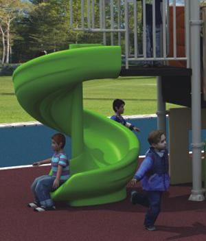 Diapositivas del equipo del patio de la serie del deporte, equipo reciclado del juego para los niños