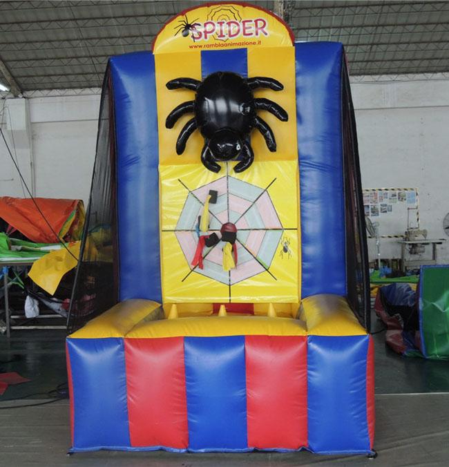 La araña animal embroma a la gorila inflable que salta para los niños RQL-00601