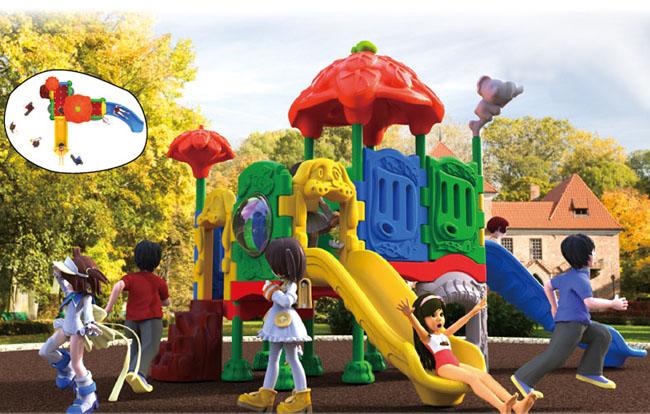 Juguetes plásticos de los niños del patio de los niños con el diseño modificado para requisitos particulares libremente disponible