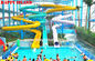 Diapositivas de la piscina de la fibra de vidrio de los toboganes acuáticos del cuerpo del agua del parque de los niños de acero galvanizados de los equipos proveedor 