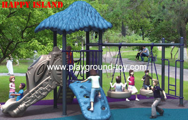 China El oscilación al aire libre de los niños de LLDPE fija los sistemas de madera del oscilación de los niños para el parque de atracciones RKQ-5156Aen ventas